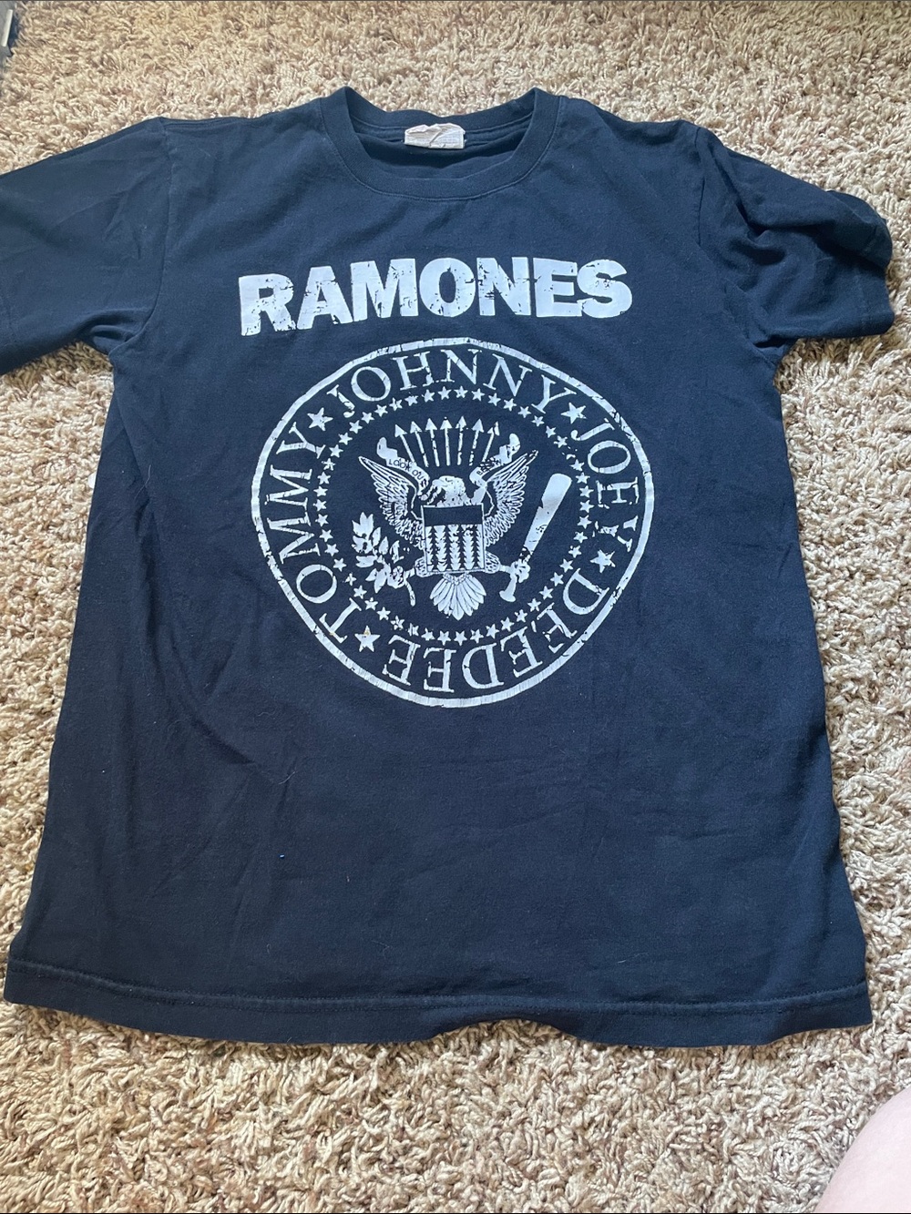 Men’s Black Short Sleeve Tee - Band Logo